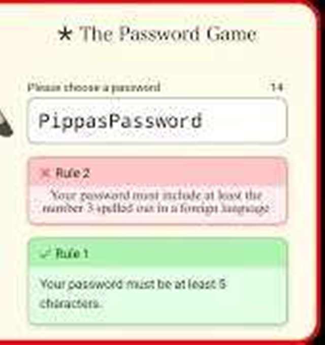 How to Beat the Password Game?