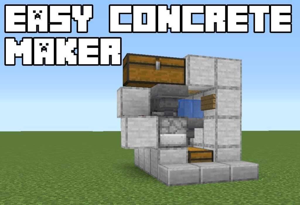 How to Make Concrete in Minecraft